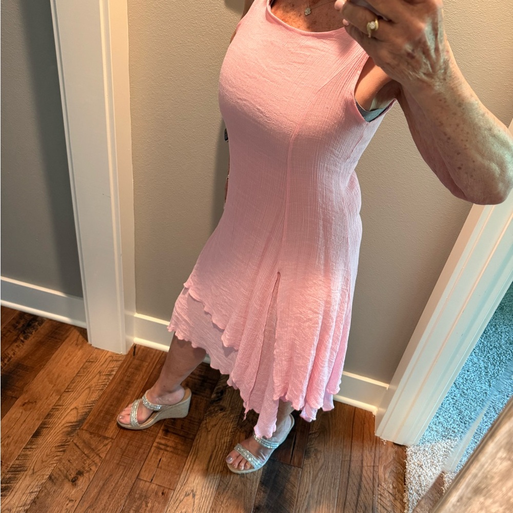 Sleeveless Pink Dress